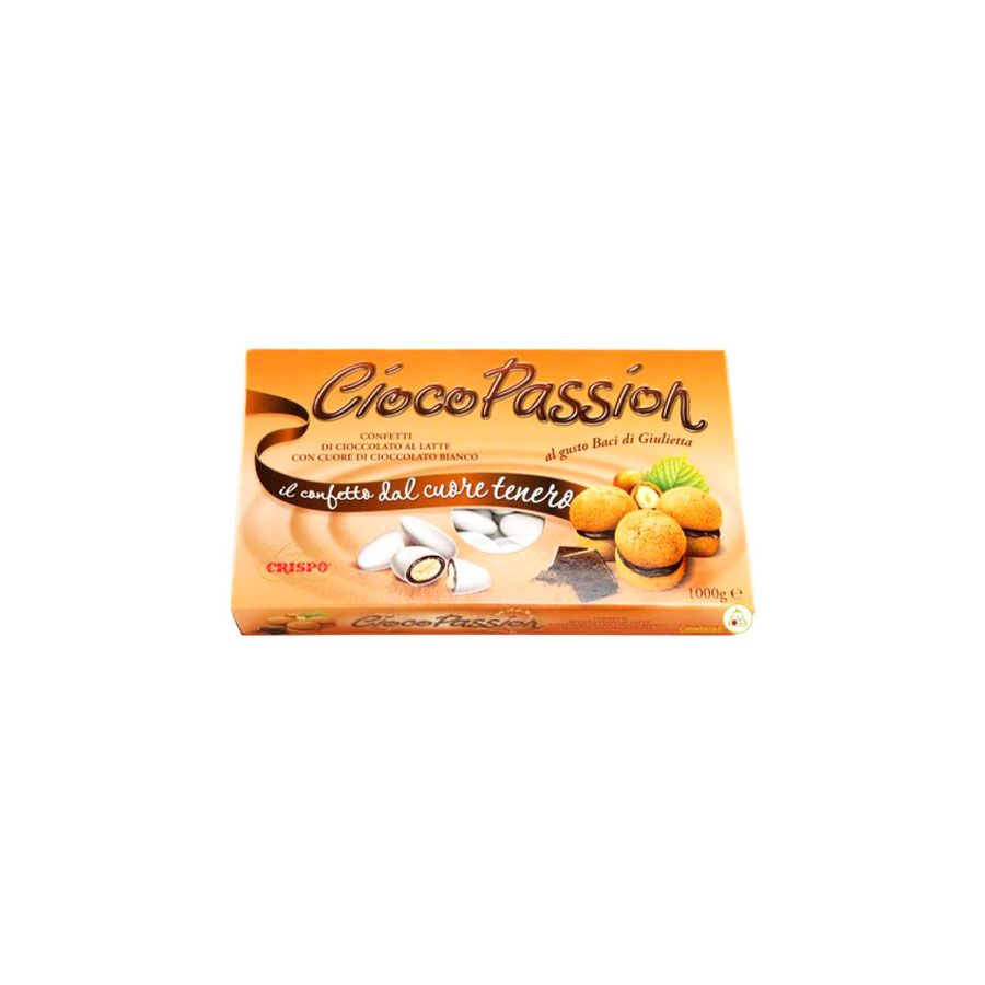 CIOCOPASSION CONFETTI BIANCHI CIOCCOLATO AL LATTE Crispo