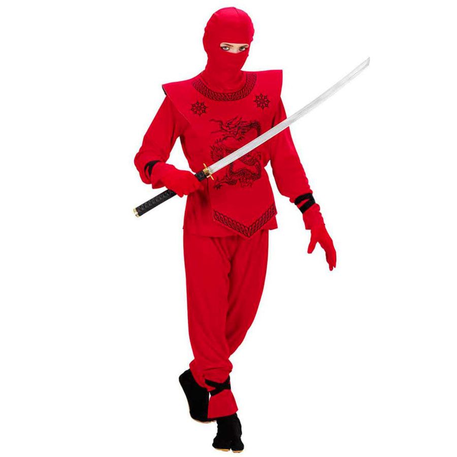 ▷ Costume Ninja Teschio rosso per bambino