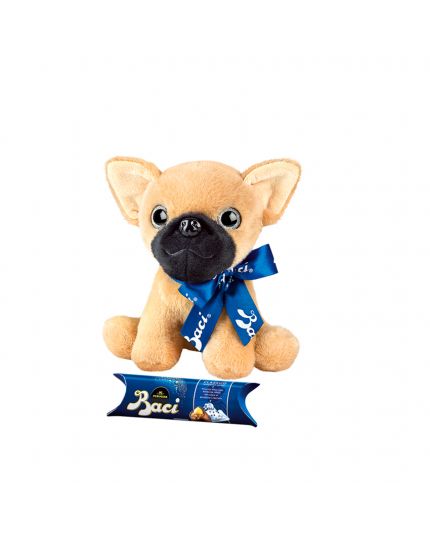 Peluche Bulldog con Tubo Baci Perugina 37,5gr