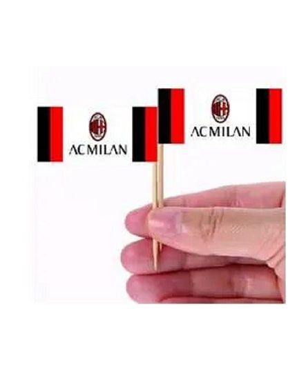 Pick Bandierine Cocktail AC Milan 24pz