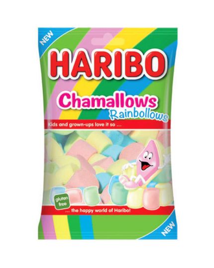 Haribo Chamallows Rainbollows 175g Marsmallows colorati