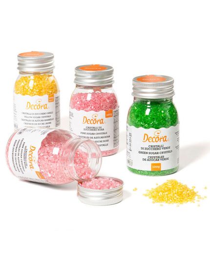 Cristalli Zucchero Colorati Decora 100gr