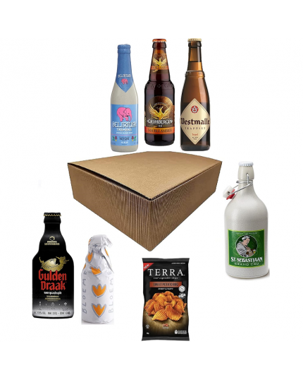 Kit Degustazione Birra Artigianale BELGIO + Premium Chips