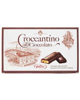 Croccantini alle Nocciole Ricoperti di Cioccolato Fondente Strega Alberti 300gr