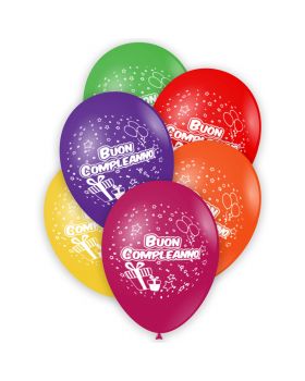 Palloncini multicolor Happy Birthday