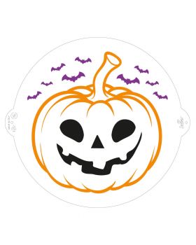 Stencil per Torte Zucca di Halloween Decora 25cm